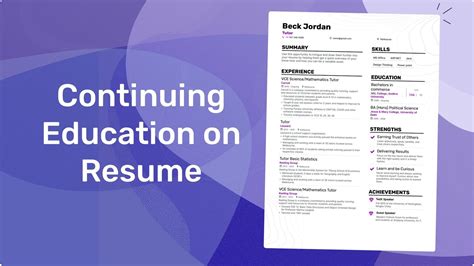 How to Put Continuing Education on Resume: A Symphony of Skills and Lifelong Learning